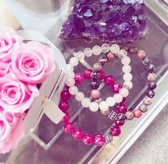 Ultimate Love Genuine Crystal Bracelets Set