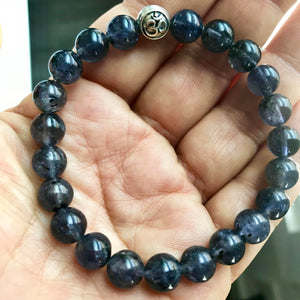 Iolite Genuine Crystal Bracelet