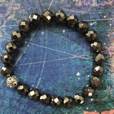 Hematite Genuine Crystal Bracelet