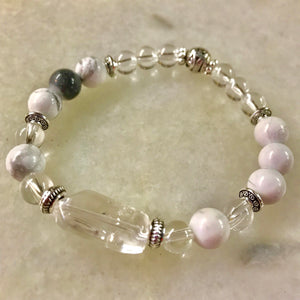 Clear Mind Genuine Crystal Bracelet