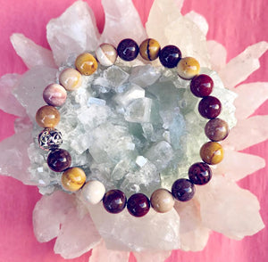 Mookaite Genuine Crystal Bracelet